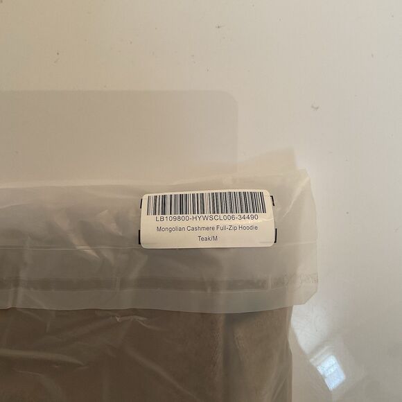 Quince Mongolian Cashmere Hoodie Women's M Teak Full Zip NWT - Picture 5 of 6